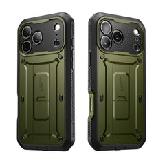 SUPCASE UB Pro 全面防護支架軍規防摔殼 iPhone 17 Pro－綠色 圖2
