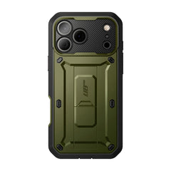 SUPCASE UB Pro 全面防護支架軍規防摔殼 iPhone 17 Pro－綠色 圖4
