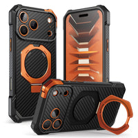 UB Grip 頂級磁吸支架軍規防摔殼 iPhone 18/17 Pro Max｜相機按鍵－碳纖維