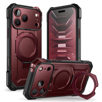 UB Grip 頂級磁吸支架軍規防摔殼 iPhone 18/17 Pro｜相機按鍵－深紫