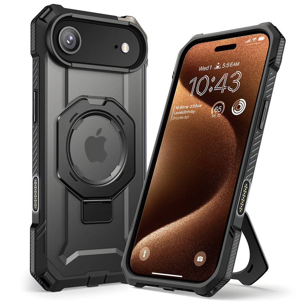 SUPCASE UB Grip 頂級磁吸支架軍規防摔殼 iPhone Air｜相機按鍵－黑色 圖3