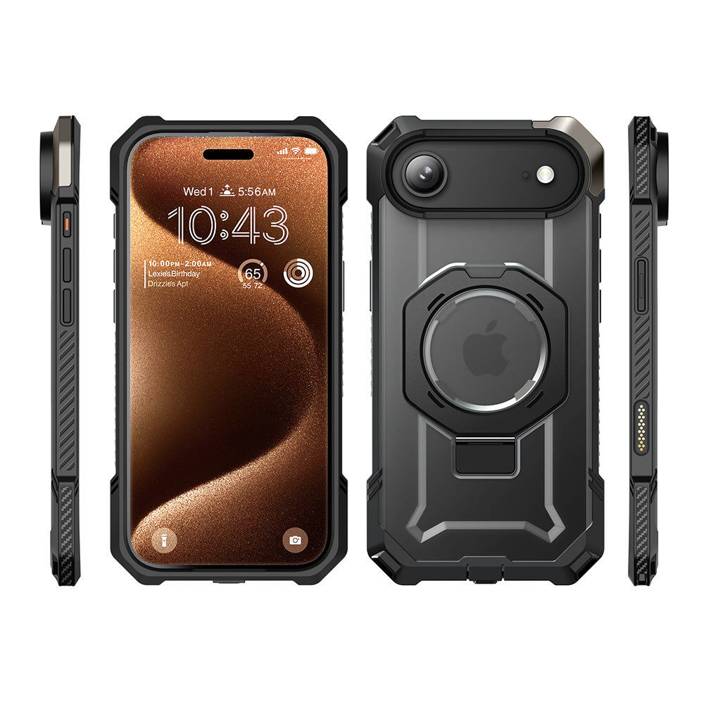 SUPCASE UB Grip 頂級磁吸支架軍規防摔殼 iPhone Air｜相機按鍵－黑色 圖4