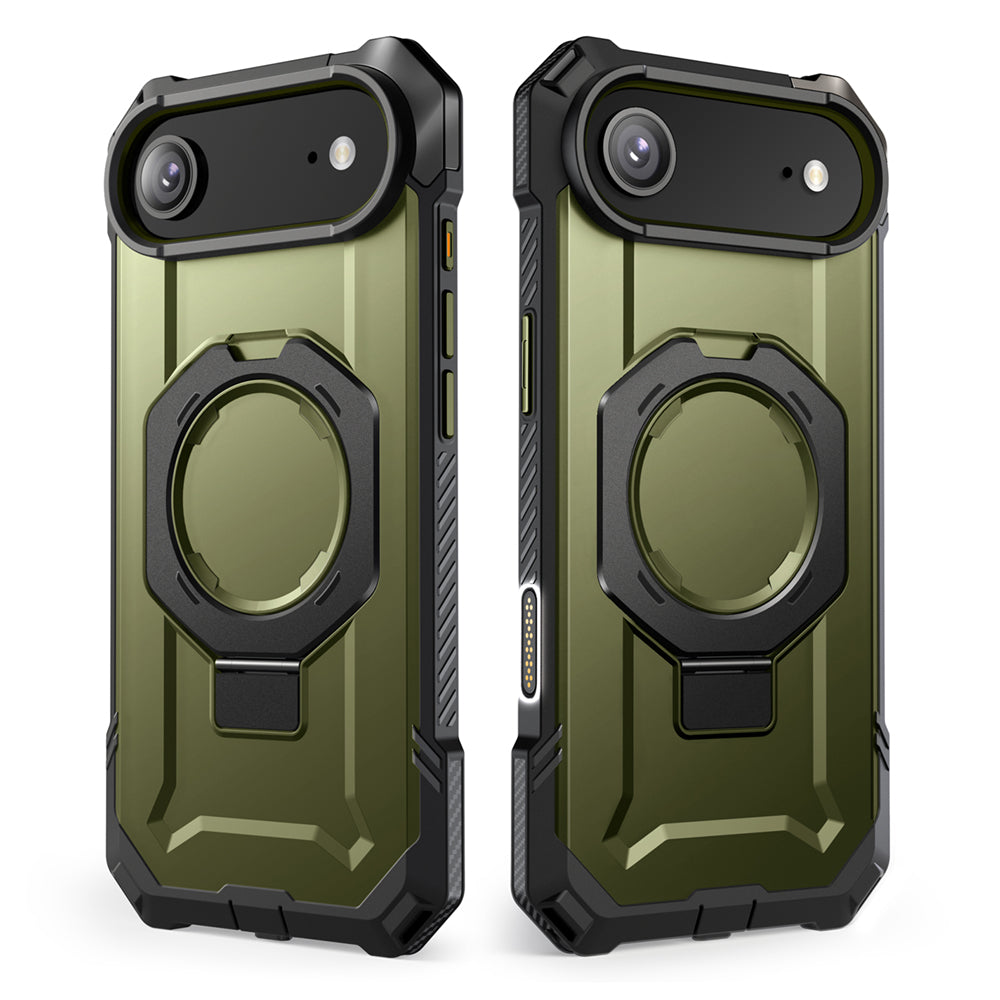 SUPCASE UB Grip 頂級磁吸支架軍規防摔殼 iPhone Air｜相機按鍵－綠色 圖2