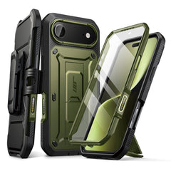 SUPCASE UB Pro 全面防護支架軍規防摔殼 iPhone Air－綠色