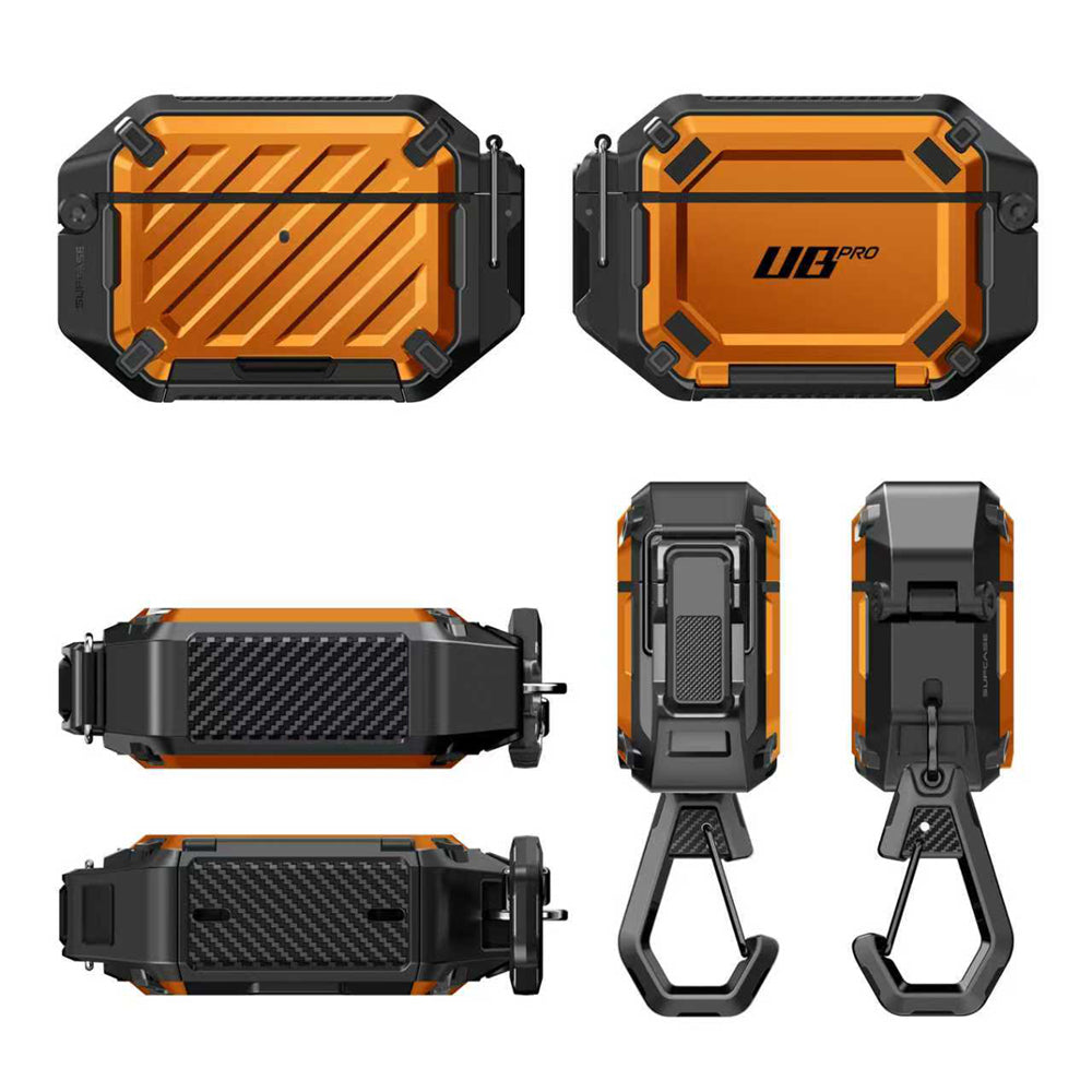 SUPCASE 防水硬殼保護殼 AirPods Pro 3 (2025)－橘色 圖2