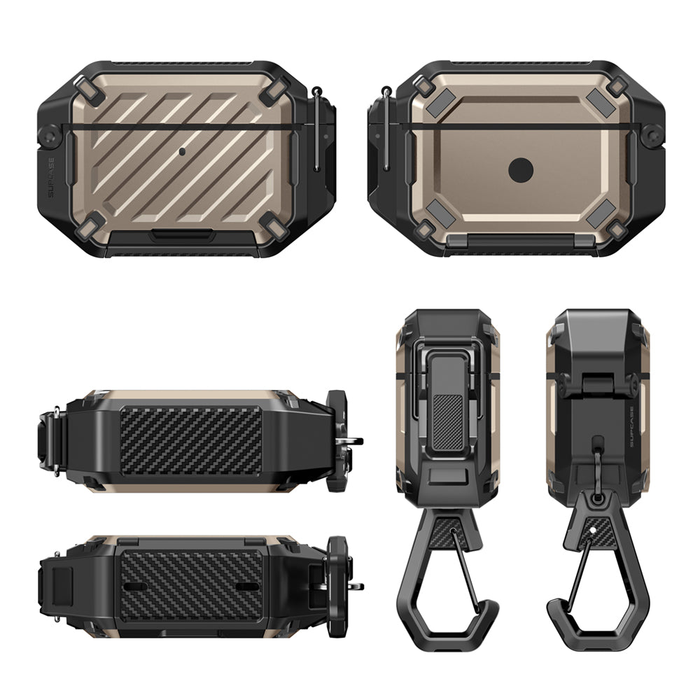 SUPCASE 防水硬殼保護殼 AirPods Pro 3 (2025)－沙色 圖2