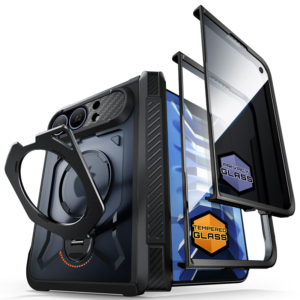 SUPCASE UB Grip 頂級磁吸支架軍規防摔殼 iPhone Duo－黑色 圖2