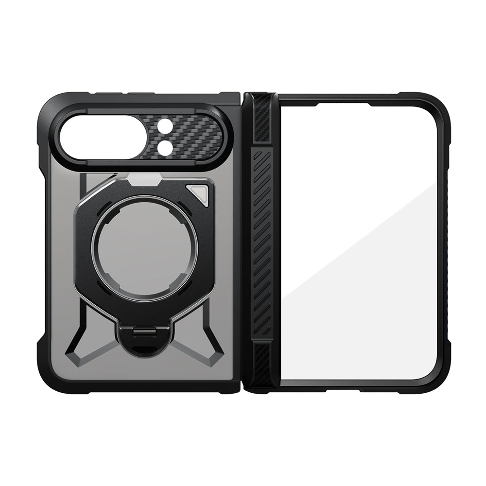 SUPCASE UB Grip 頂級磁吸支架軍規防摔殼 iPhone Duo－黑色 圖3