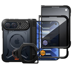 SUPCASE UB Grip 頂級磁吸支架軍規防摔殼 iPhone Duo－黑色 圖6
