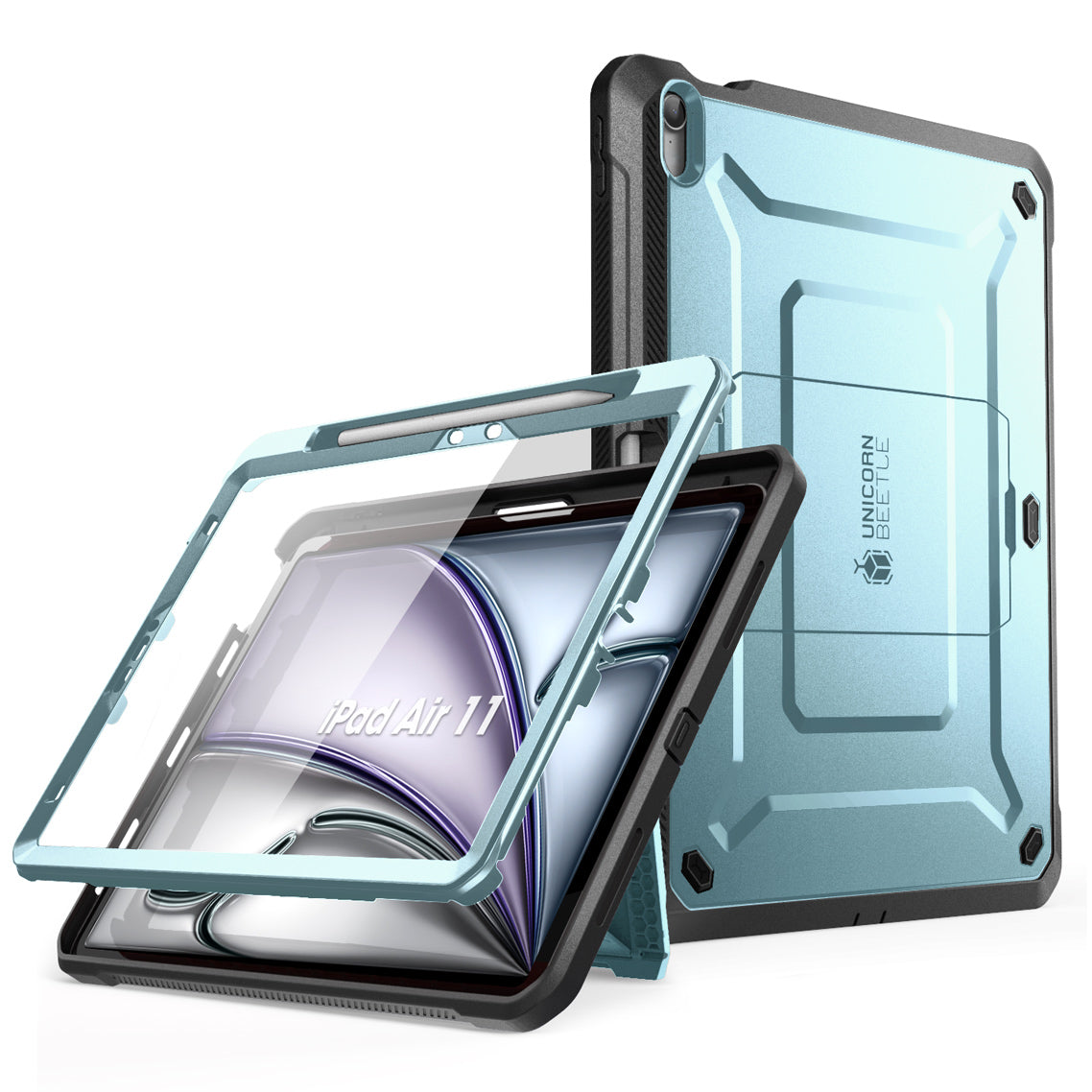 SUPCASE UB Pro 筆槽防摔保護殼 iPad Air 11吋 (2025/2024)－冰川藍