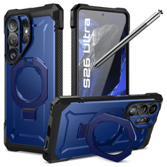 SUPCASE UB Grip 頂級磁吸支架軍規防摔殼 Samsung Galaxy S26 Ultra－藍色