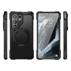 SUPCASE UB Grip 頂級磁吸支架軍規防摔殼 Samsung Galaxy S26 Ultra－碳纖維 圖3