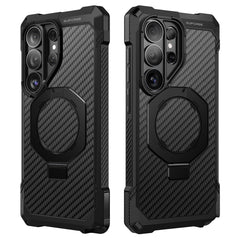 SUPCASE UB Grip 頂級磁吸支架軍規防摔殼 Samsung Galaxy S26 Ultra－碳纖維 圖2