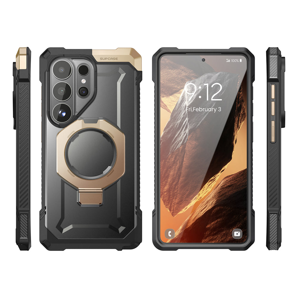SUPCASE UB Grip 頂級磁吸支架軍規防摔殼 Samsung Galaxy S26 Ultra－沙色 圖3