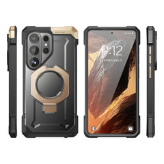 SUPCASE UB Grip 頂級磁吸支架軍規防摔殼 Samsung Galaxy S26 Ultra－沙色 圖3