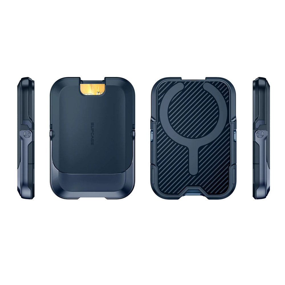 SUPCASE MagSafe 磁吸卡夾支架｜碳纖維款－藍色 圖6