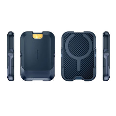 SUPCASE MagSafe 磁吸卡夾支架｜碳纖維款－藍色 圖6